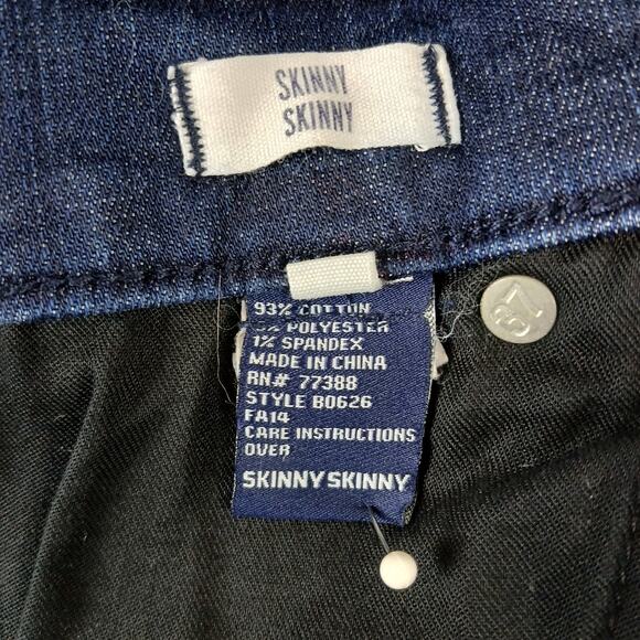 Madewell Skinny Skinny Ankle Zip Jeans size 27 med indigo blue mid-rise 28Wx29L - Picture 9 of 16